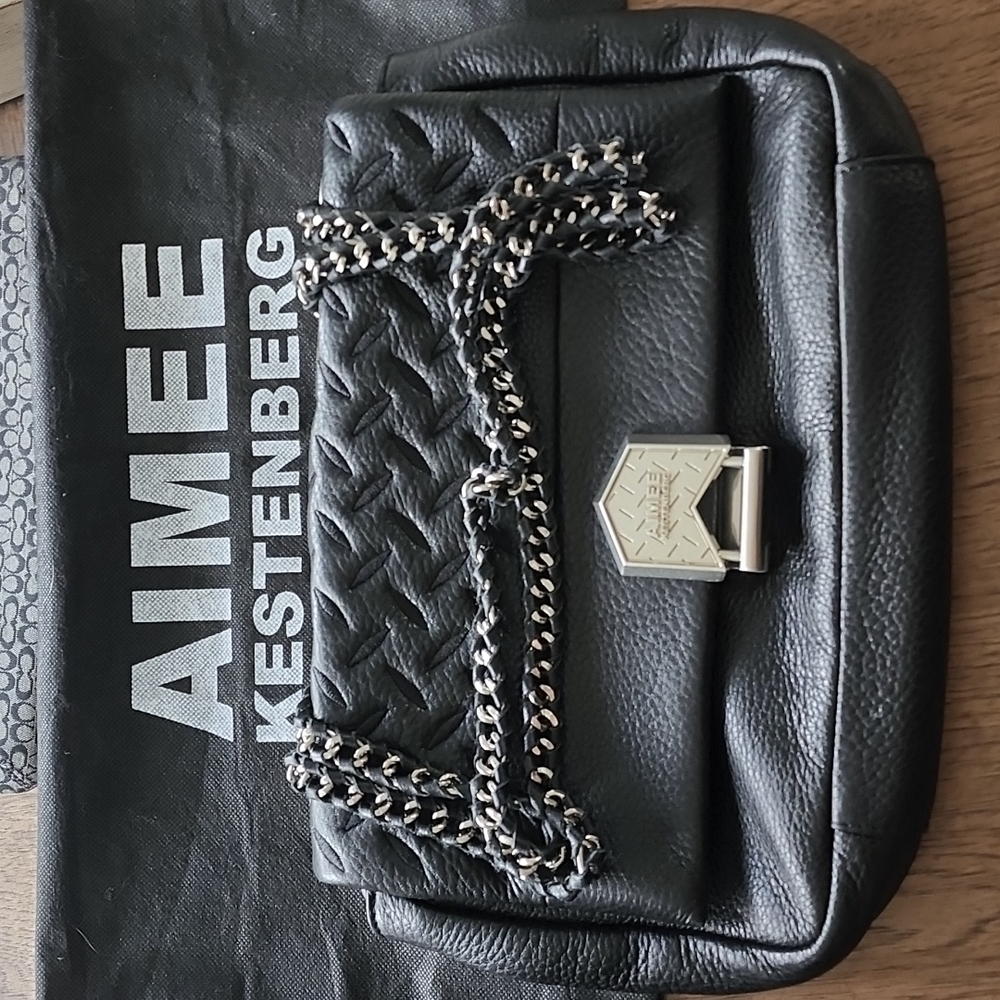 Edgy Quilted leather moto flap bag